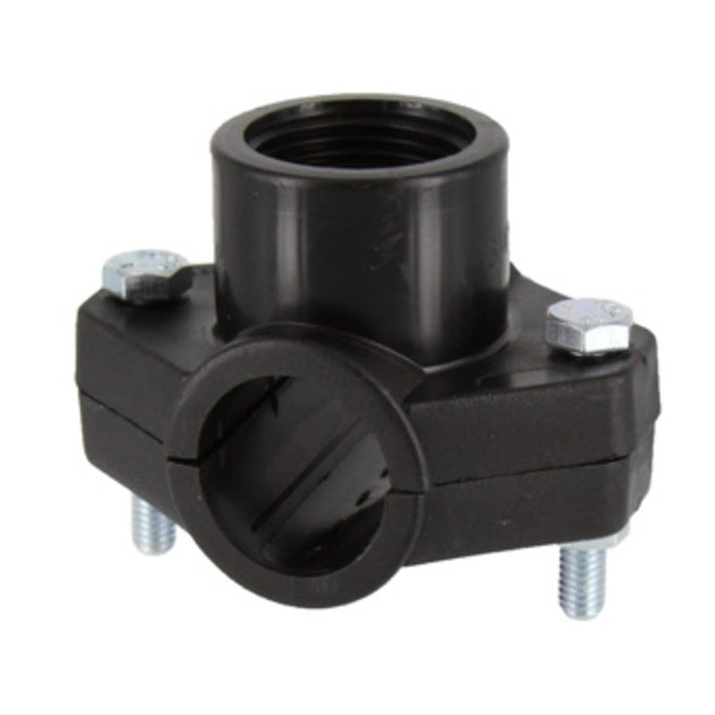 RACCORDO POLIPROP PRESA A STAFFA D 25MMX3/4 FEM*