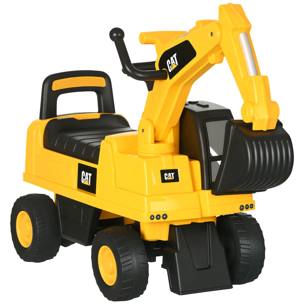 Casetta Caterpillar con Pala e Bocina ¨C Zephmum ¨C 85x27.5x47.5 cm Giallo