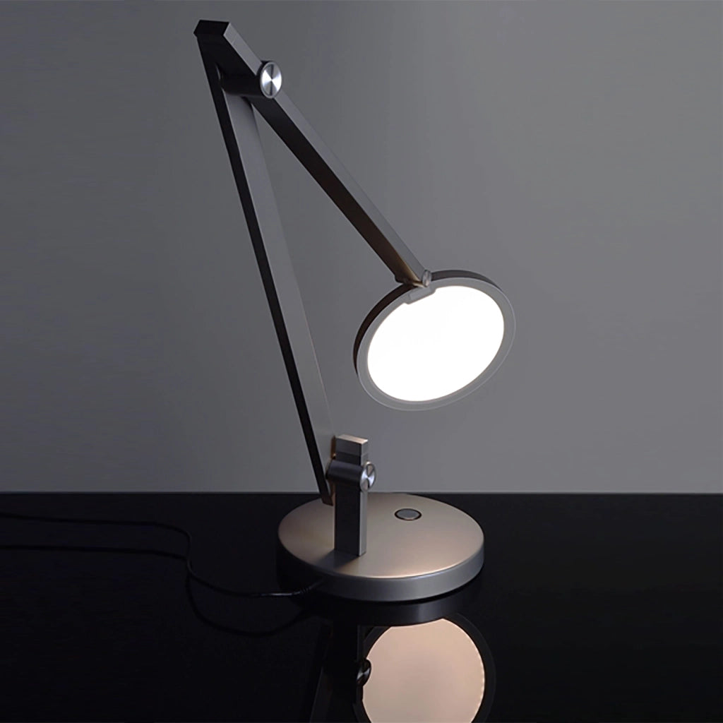 Lampada da tavolo touch LED 12W luce da scrivania ufficio dimmerabile 3000K 230V BIANCO