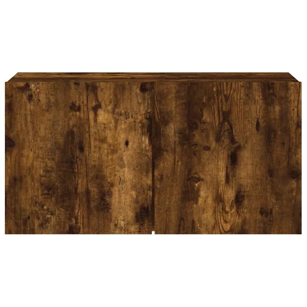 Mobile TV a Parete Rovere Fumo 80x30x41 cm 836960