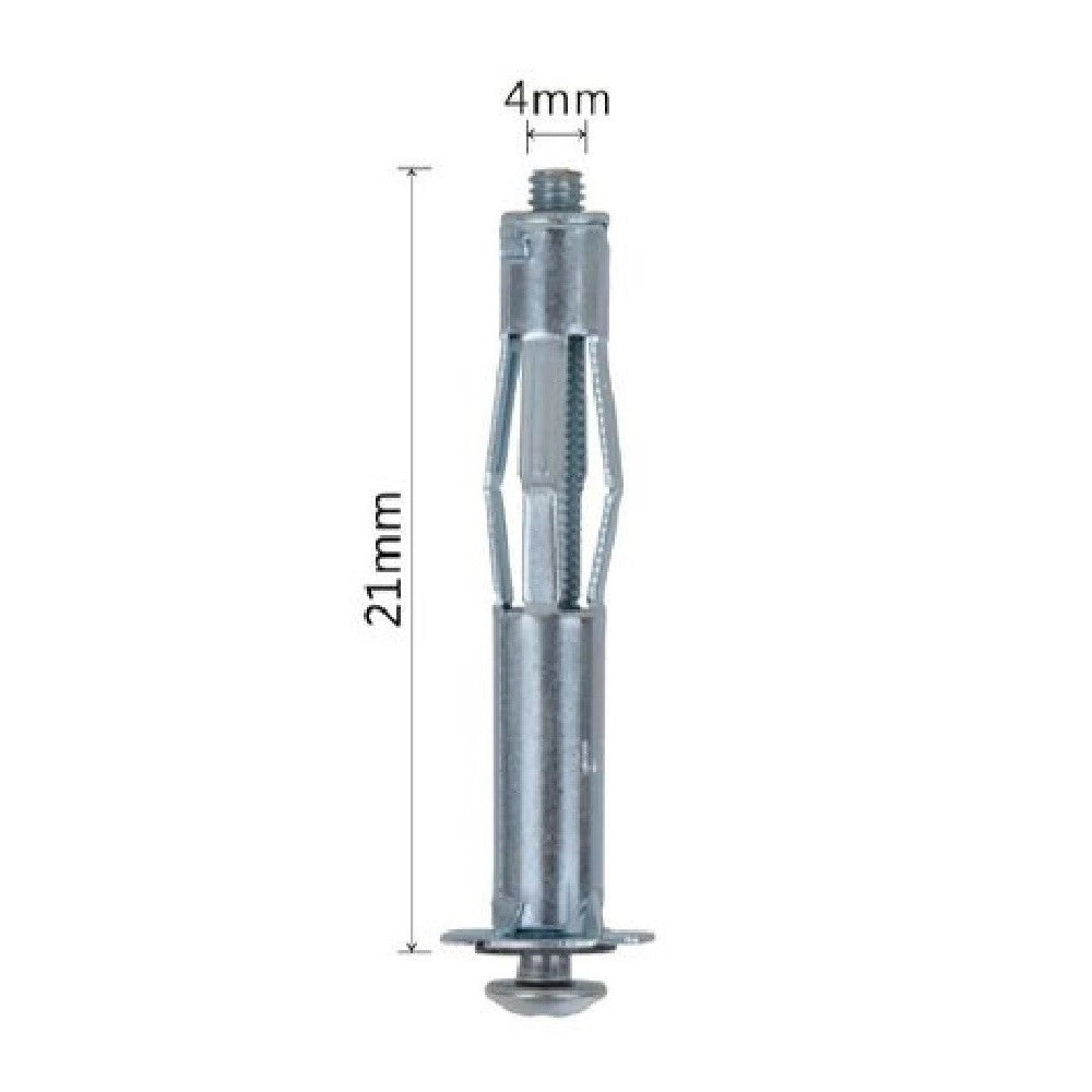 Trade Shop - Set 5pz Tasselli Metallici Espandibili Viti A Espansione Stile I 4 X 21 Mm 92847 -