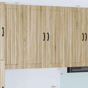 Armadietto a muro LUCCA Rovere Sonoma 80 x 31 x 100 cm