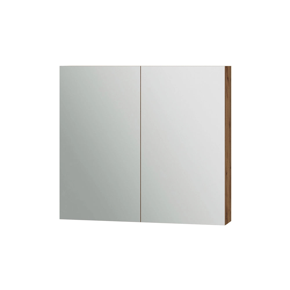 Vicco Specchio contenitore bagno Rovere 79.7 x 73.2 cm con 2 porte