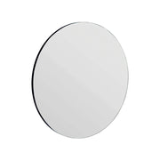 Specchio Bairo, Specchiera, Articolo d'arredo a muro, Decorazione con specchio, 70x2h70 cm, Nero