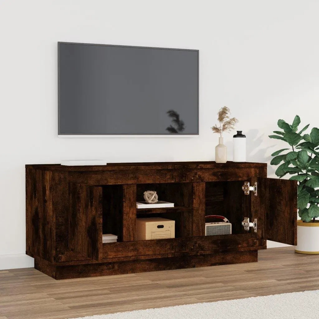 Mobile TV Rovere Fumo 102x35x45 cm in Legno Multistratocod mxl 79213