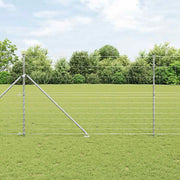 Palo della recinzione Zincato 25 x 1,5 m Acciaio