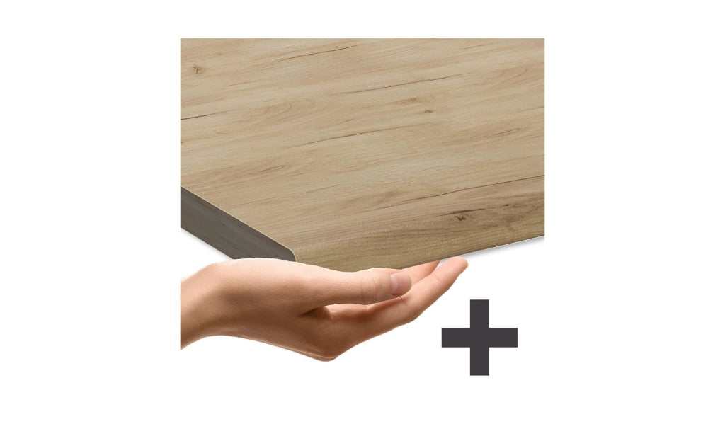 Armadio cucina dispensa alto R-Line Antracite rustico/Rovere dorato 30 cm, PL Rovere Vicco
