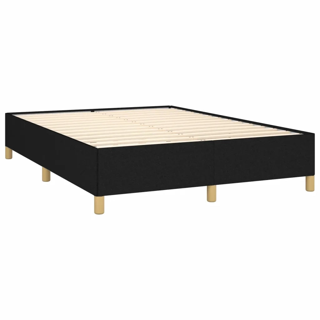Giroletto senza Materasso Nero 140x200 cm in Tessuto 347167