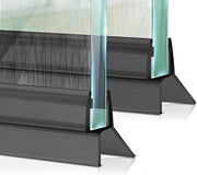 Drenaggio a vite - Primo in nero - Aria e acqua a vite allungato - Ideale per vetrine con viti da 6, 7, 8 mm