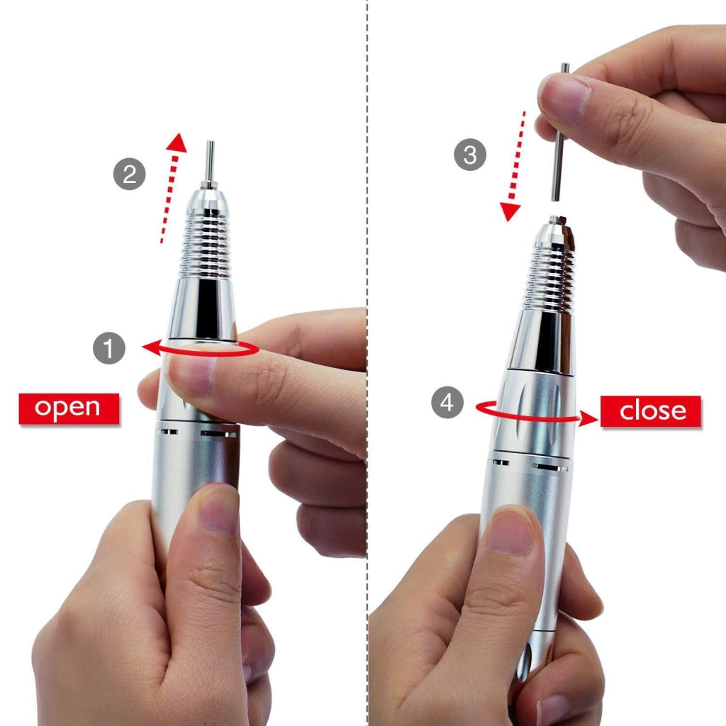 FRESA UNGHIE PORTATILE 35000 GIRI RICARICABILE MANICURE PEDICURE NAIL YT-928
