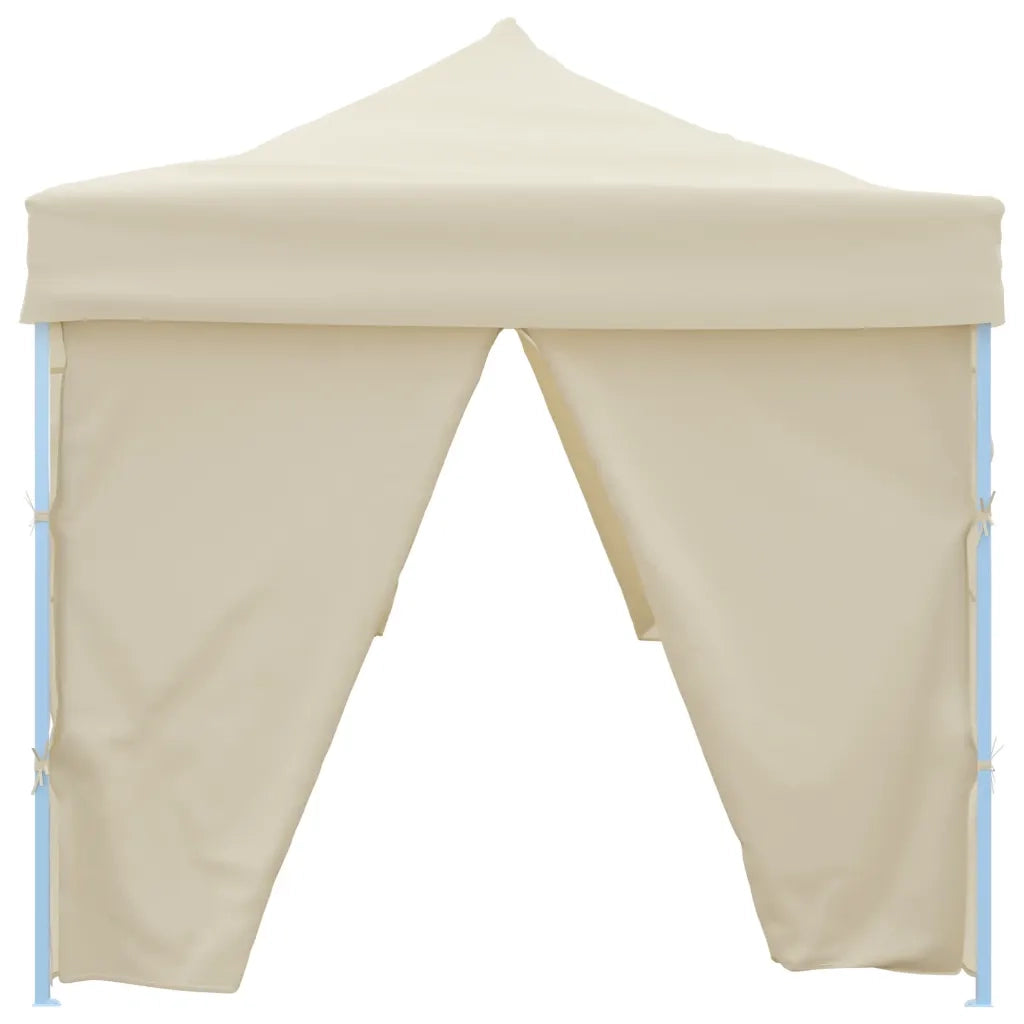 Tenda Pieghevole Pop-Up con 8 Pareti Laterali 870x291x315 cm Crema 44976