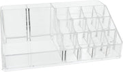 Organizzatore trasparente per prodotti di bellezza - cassa di ordinamento per trucchi - 223 x 127 x 8 cm.