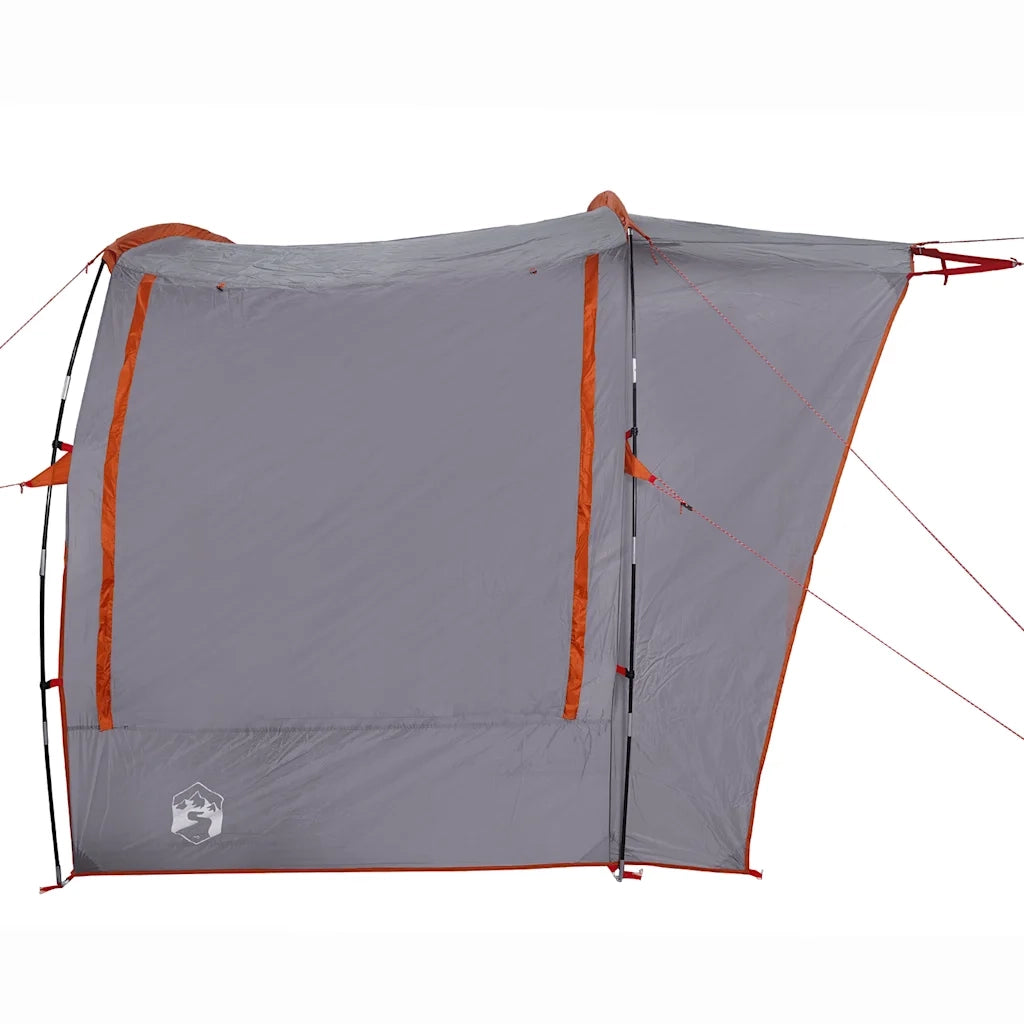 Tenda da Campeggio per Auto-Tenda per Escursionismo Grigio e Arancione Impermeabile 824423