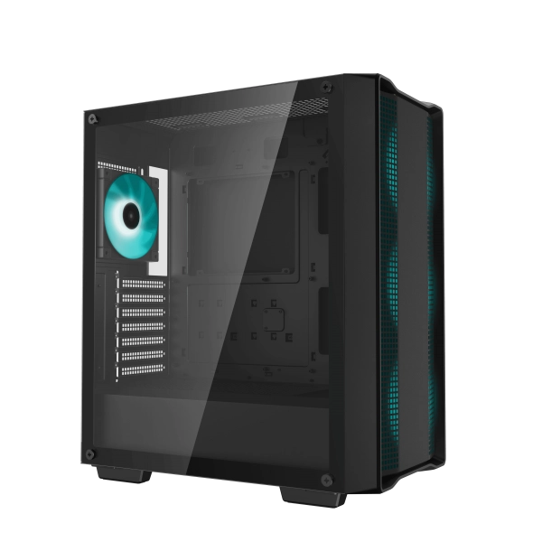 CASE MID TOWER CC560 V2 BLK 3+1x120 LED