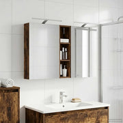 Set di Armadi da Bagno con lo scaffale 3 pcs 120 x 14,5 x 70 cm 3403756