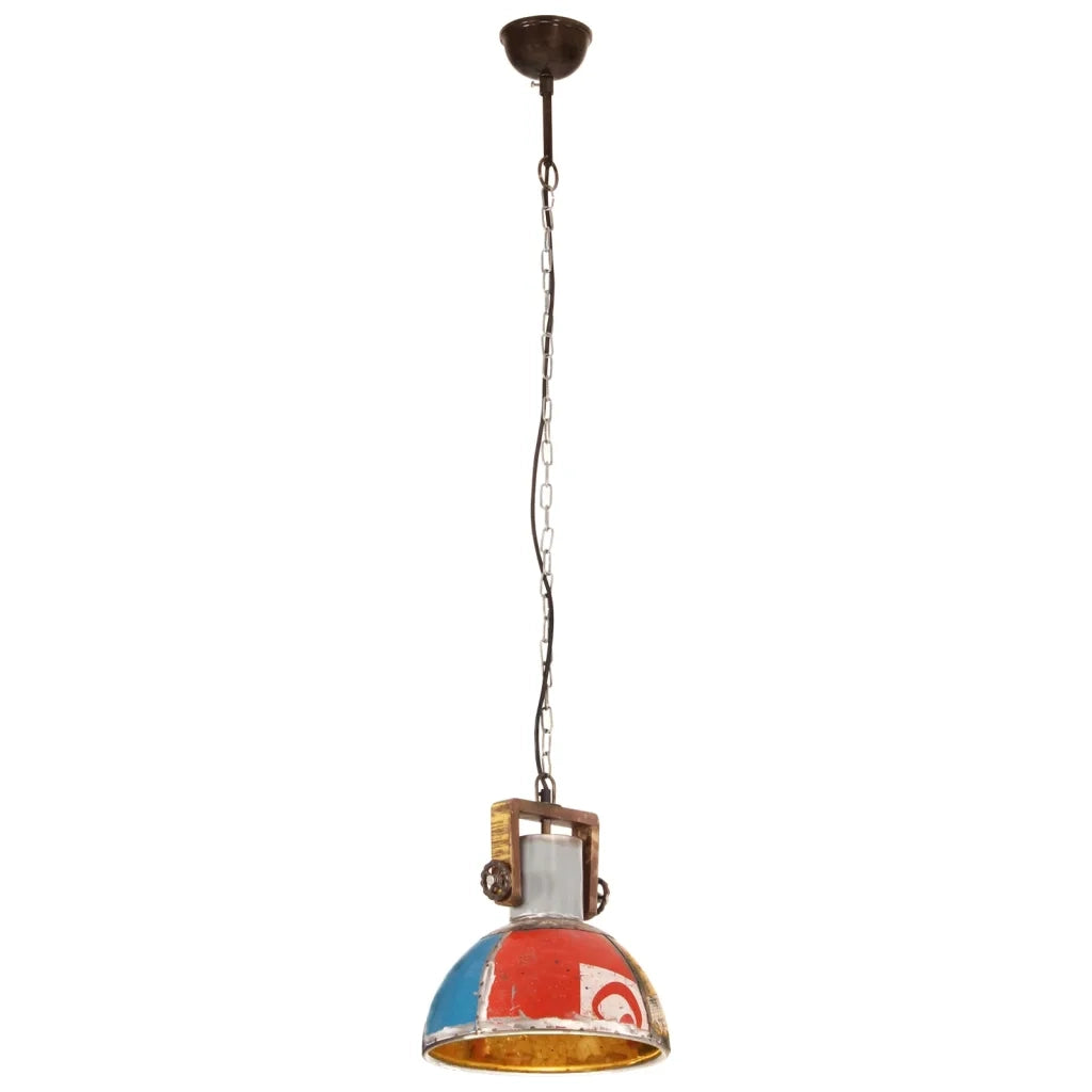 Lampada Sospesa Industriale 25 W Multicolore Rotonda 30 cm E27 344396