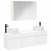 Set di Armadi da Bagno 4 pcs Bianco 103,5 x 15,5 x 70 cm 3406663