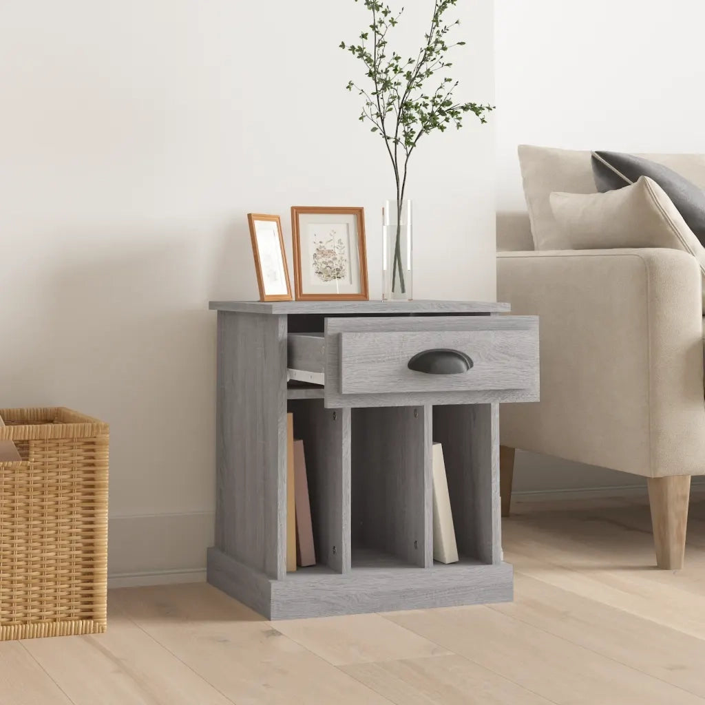 Comodino Grigio Sonoma 43x36x50 cmcod mxl 103627