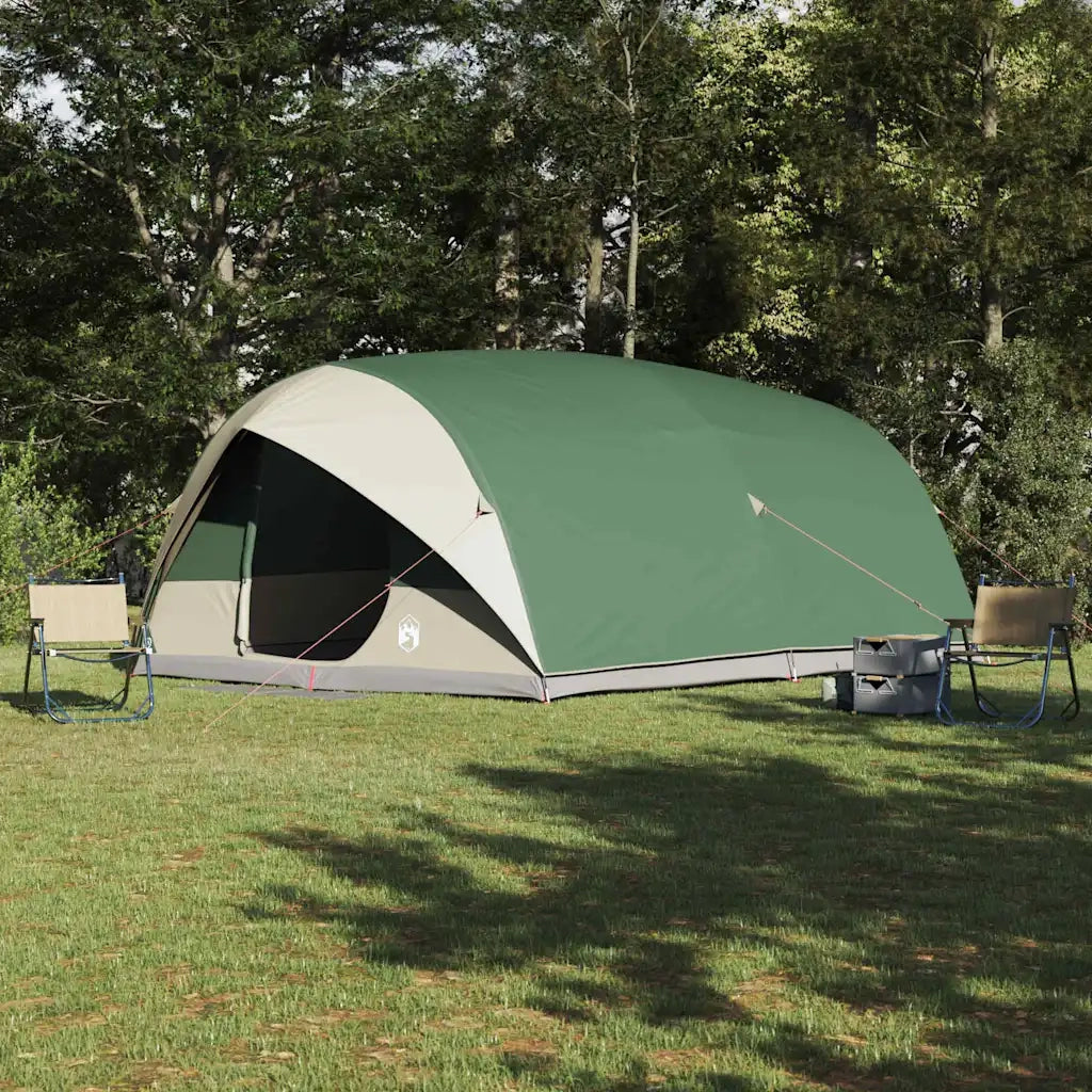 Tenda tunnel con tetto Verde 500 x 348 x 200 cm taffetà 42001169