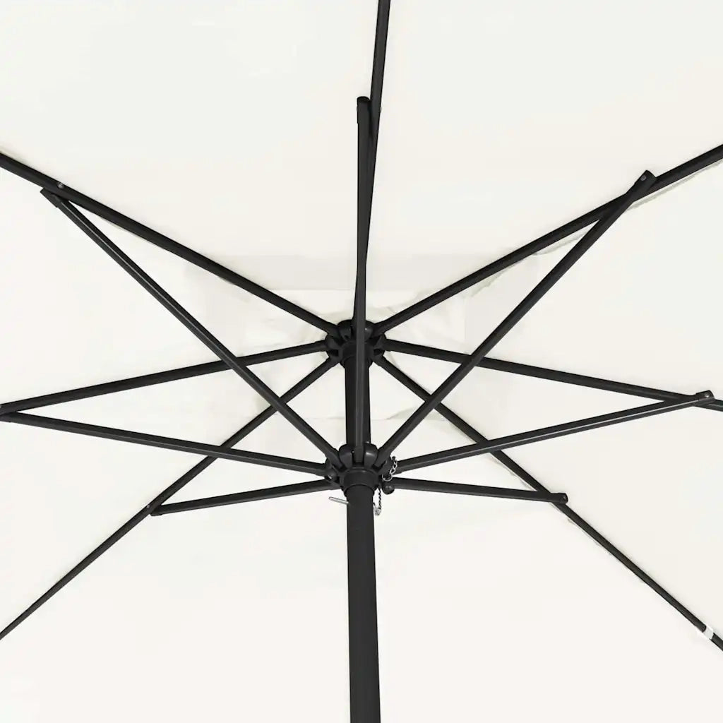 Ombrello da giardino Sabbia 295 x 295 x 245 cm 42003652