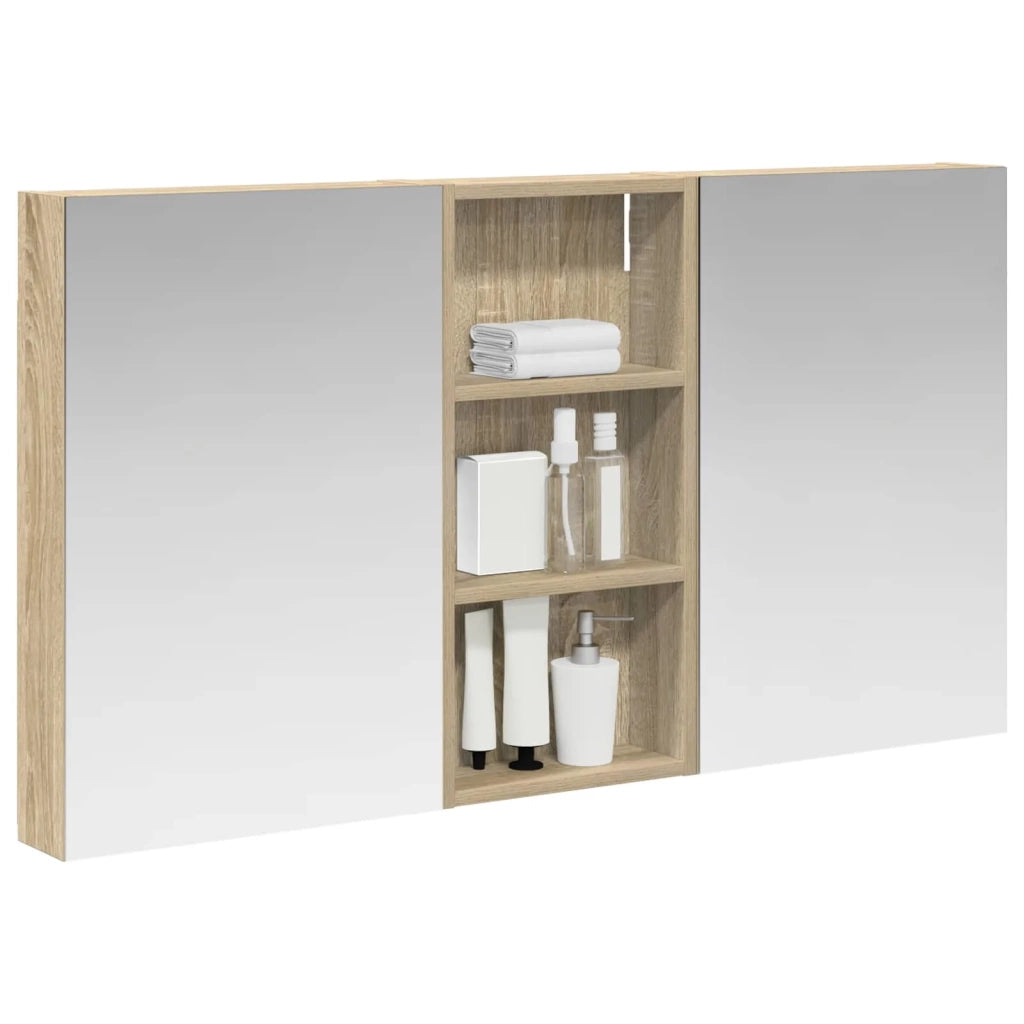 Set di Armadi da Bagno con porta 3 pcs 110 x 10,5 x 60,5 cm 3403714