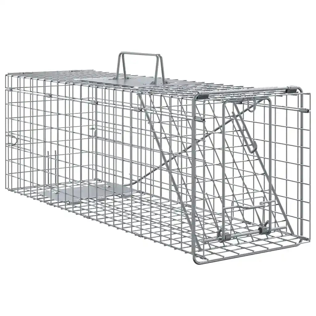 Trappola per animali Antracite 61 x 20 x 21,5 cm Acciaio