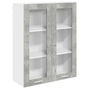 Armadio pensile | Mobile da Cucina con porta Grigio cemento 80 x 31 x 100 cm