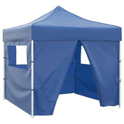 Tenda Pieghevole Blu 3 x 3 m con 4 Pareti cod mxl 40262