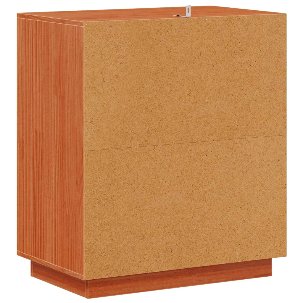 Credenza Marrone Cera 65,5 x 40 x 75 cm Legno di pino massiccio