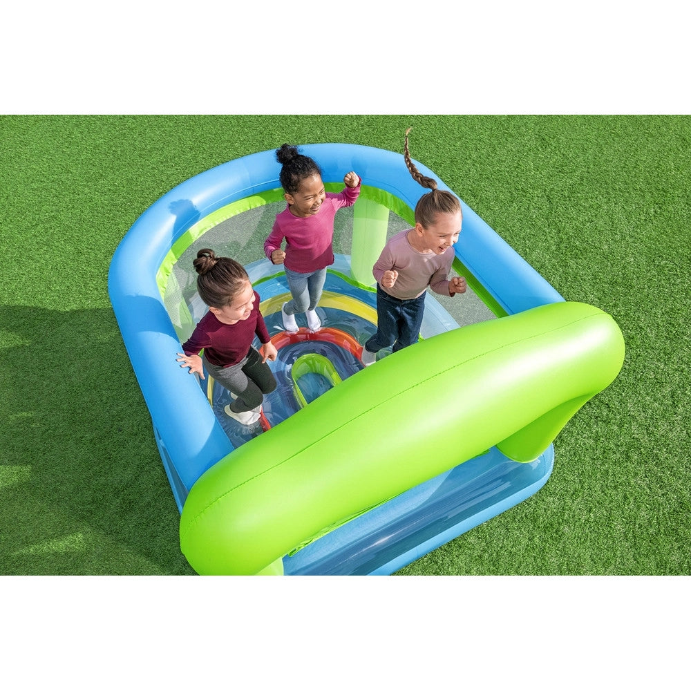 Trade Shop - Castello Gonfiabile Gioco Saltellante Per Bambini 170x158x127 Cm Per Casa Giardino 52822 -