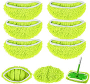 Set di asciugamani per pavimento 6 pezzi - riutilizzabili/lavabili - microfibra - compatibili con aspirapolvere per pavimento - ecosostenibile - pulizia profonda - asciugamano per pavimento