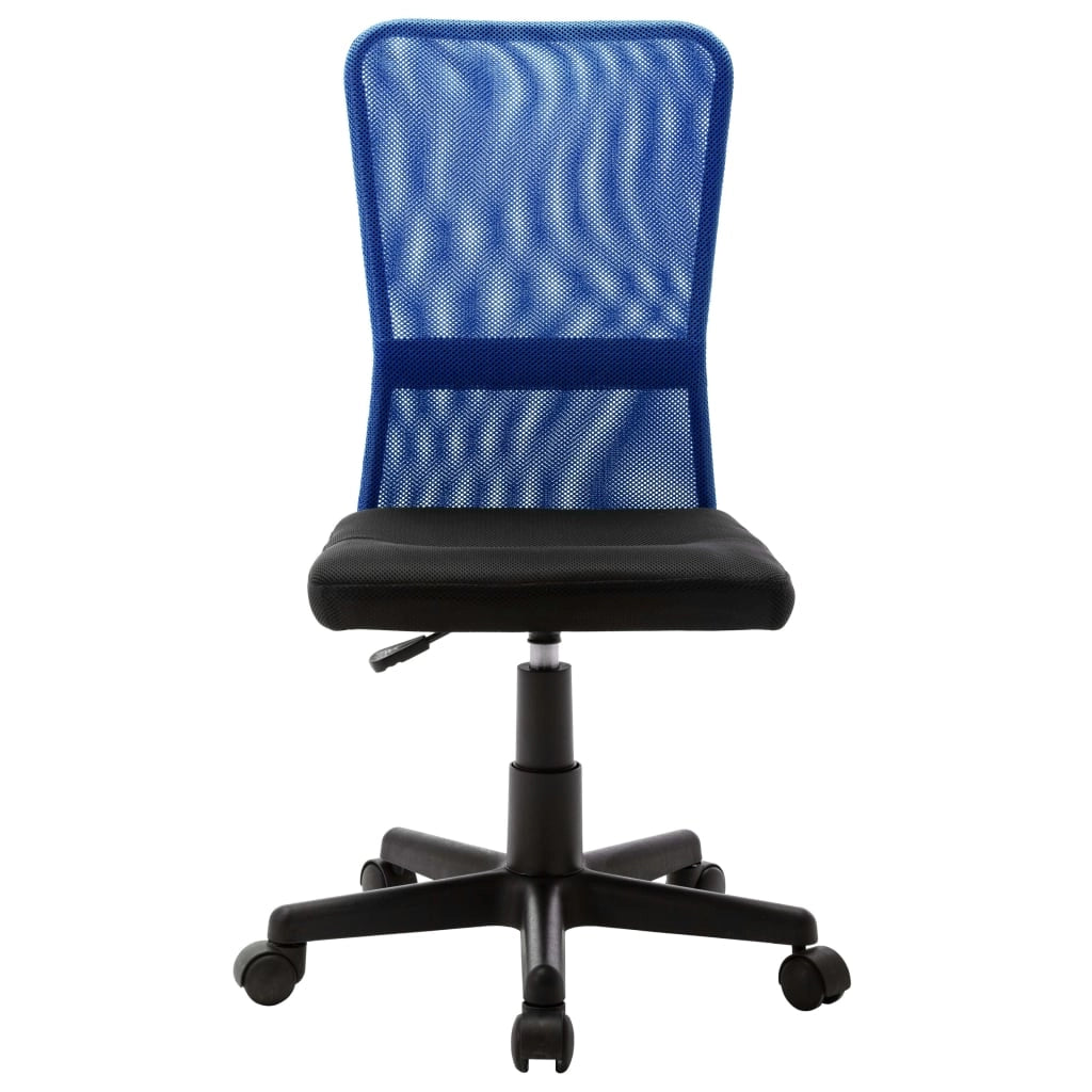 Sedia da ufficio sedia da computer sedia da studio 44 ​​x 52 x 100 cm tessuto a rete blu 02_0024037
