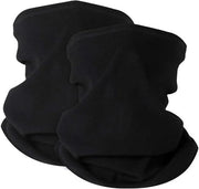 Set di calore per il collo invernale a due pezzi, set di maschera per il viso impermeabile al vento, sciarpa per uomini e donne in condizioni meteorologiche fredde.