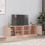 Mobili TV 2 pz-Set di 2 Credenza per TV Rosso 67x39x44 cm in Acciaio 203750