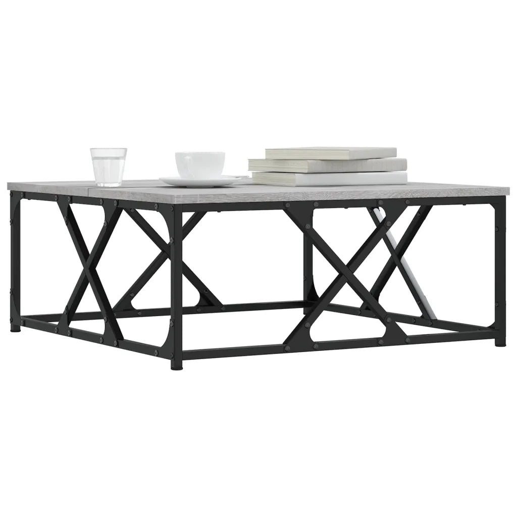 Tavolino da salotto | Tavolino da caff¨¨ | Tavolino da Soggiorno Grigio Sonoma 70x70x30 cm Legno Multistrato