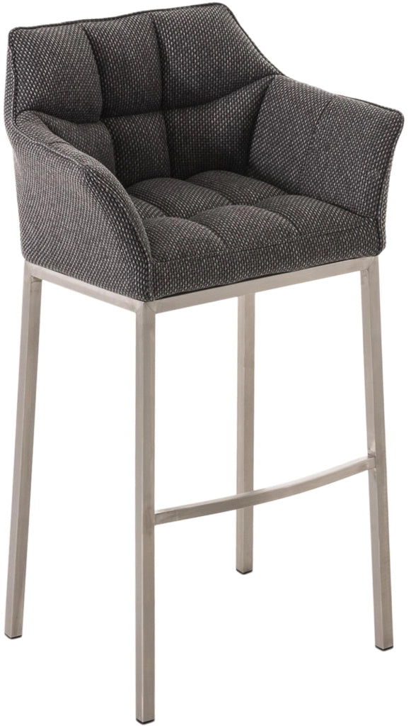 Barhocker Damaso E Stoff mit 4-FuЯ Gestell