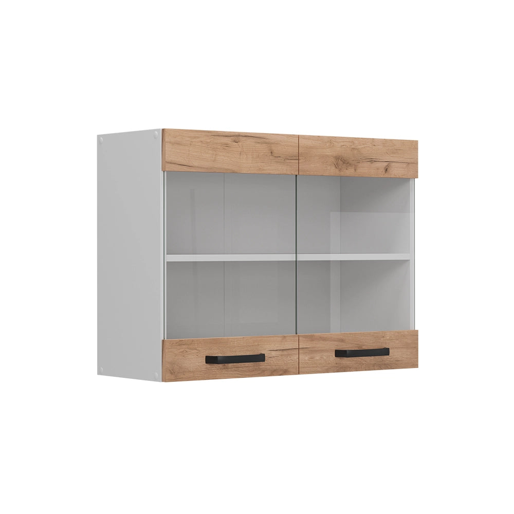 Vicco Frontale cucina Quercia dorata 79.2 x 59 cm frontale del mobile per pensile con vetro