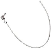 Tubazione del combustibile 490 mm - Tubo del combustibile 6mm - Tubazione del combustibile - Tubo del combustibile con valvola a morsa - Compatibile con Eber-spacher/Webasto