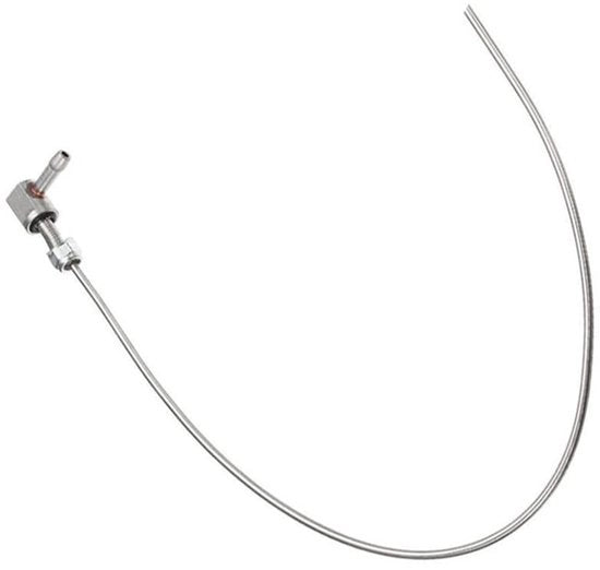 Tubazione del combustibile 490 mm - Tubo del combustibile 6mm - Tubazione del combustibile - Tubo del combustibile con valvola a morsa - Compatibile con Eber-spacher/Webasto