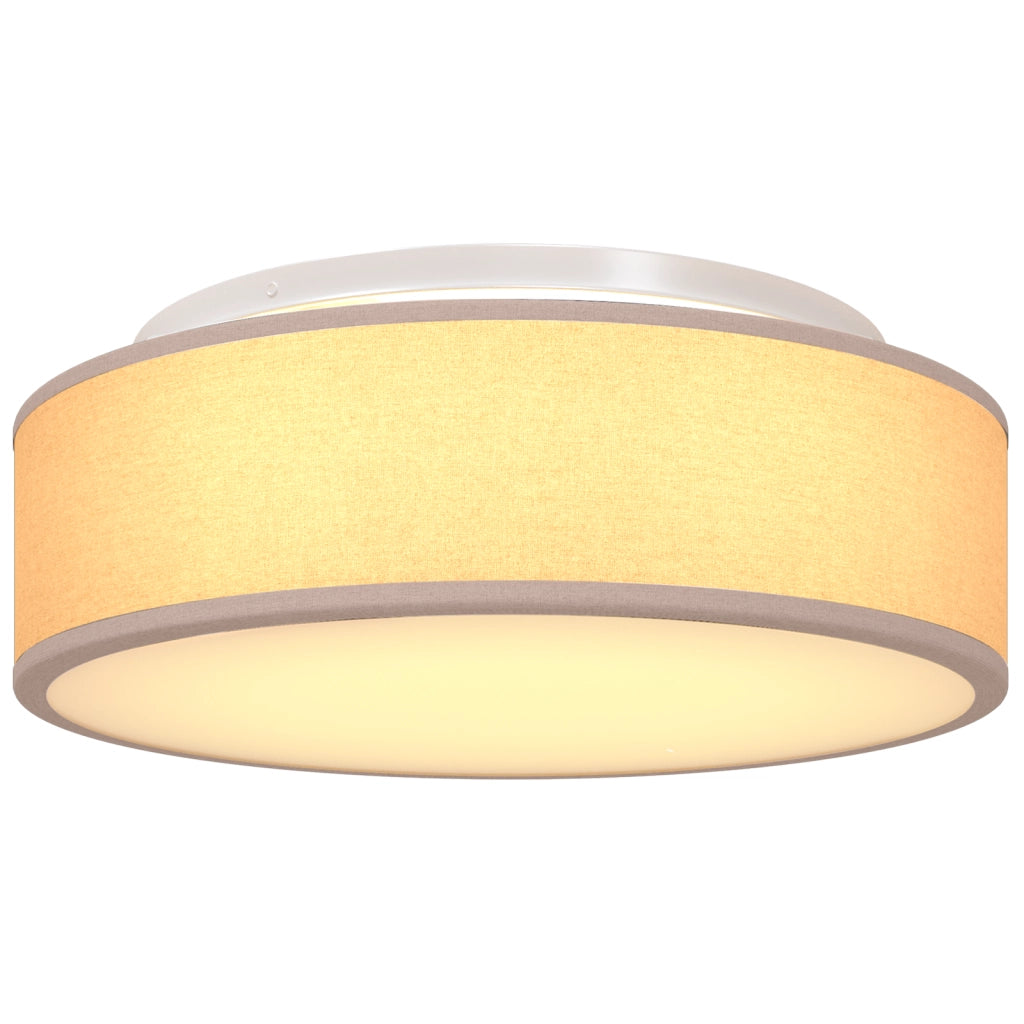 Lampade da soffitto a incasso tortora Ã˜ 38 cm tessuto E27