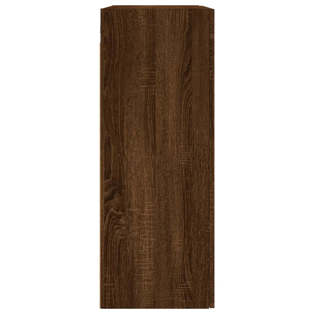 Armadietto a Muro | Mobile a Parete Rovere Marrone 69,5x34x90 cm