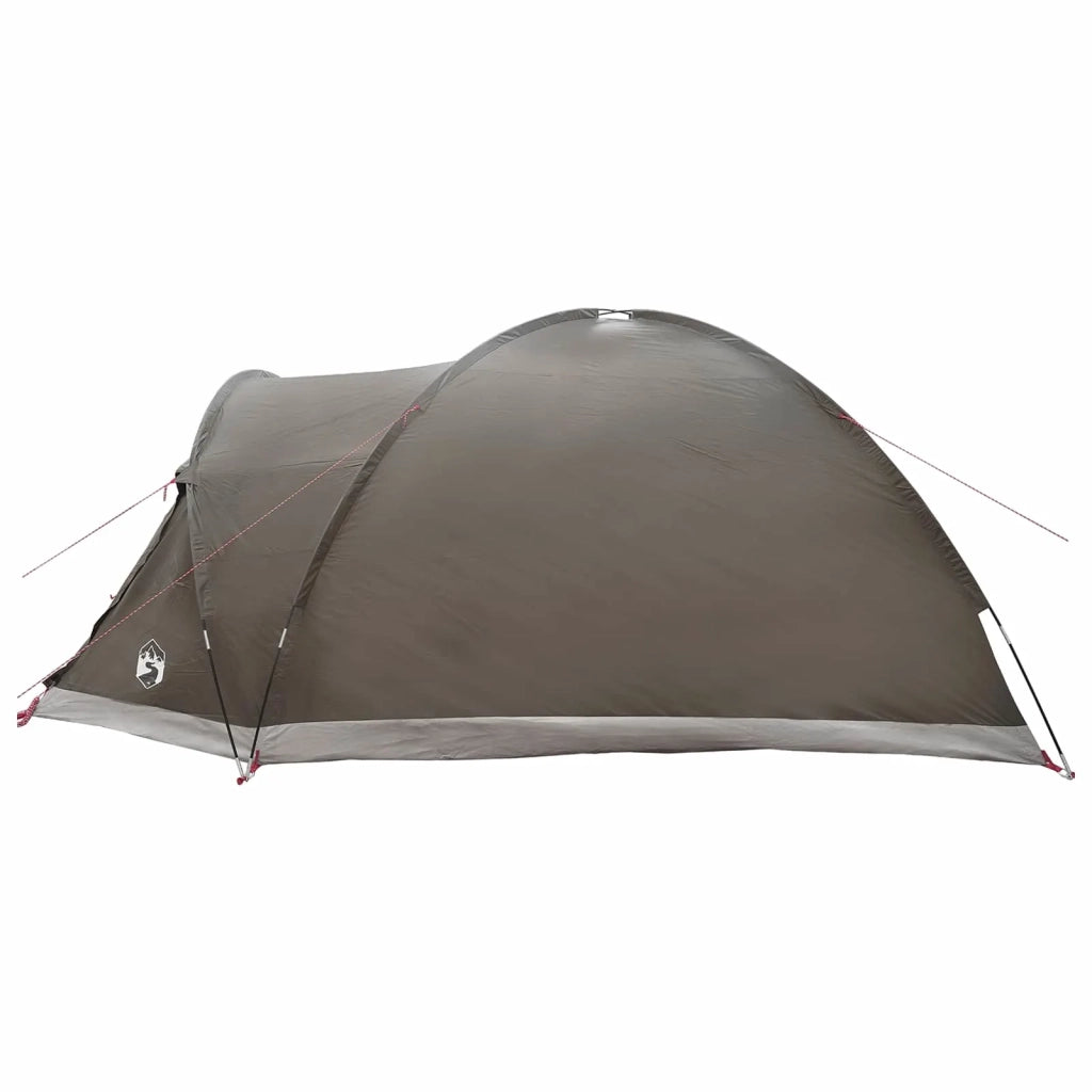 Tenda Capanna Marrone grigio 6 persone Poliestere e Acciaio 42029012