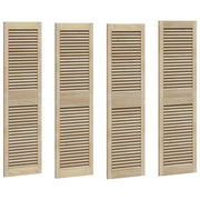Porta per Armadio 4 pz Naturale 140,5 x 2,1 x 39,5 cm CFW9471260