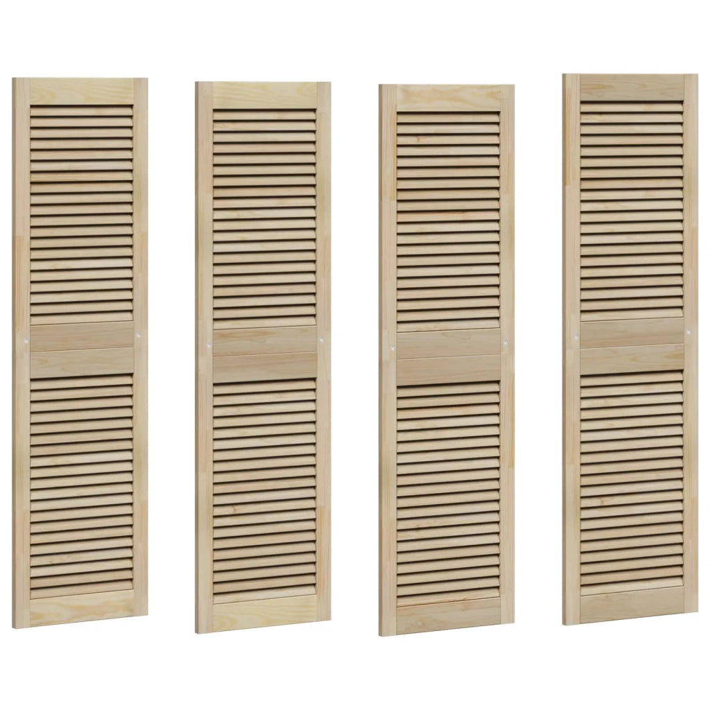 Porta per Armadio 4 pz Naturale 140,5 x 2,1 x 39,5 cm CFW9471260