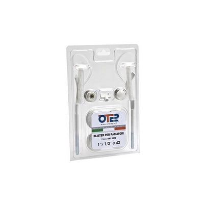 KIT BLISTER PER RADIATORI CON MENSOLE TONDE- 3/8- OTER- pezzi 1