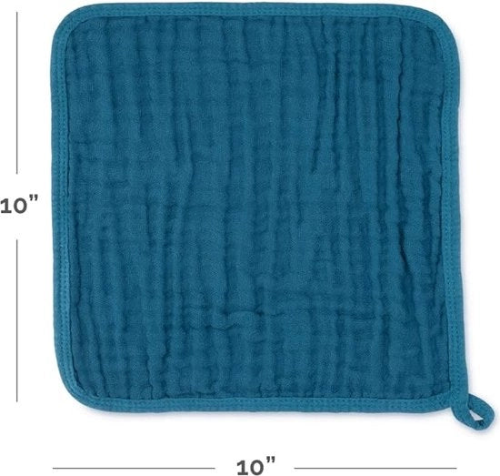 Quadri Mousseline Asciugamani per Bambini 10pz