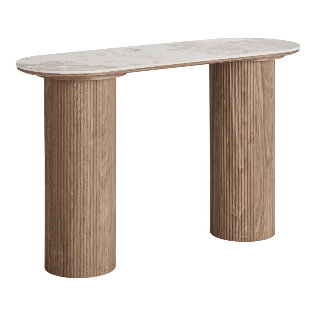 Tavolo Consolle Athens, Marrone, MDF, 40x120x78 cm