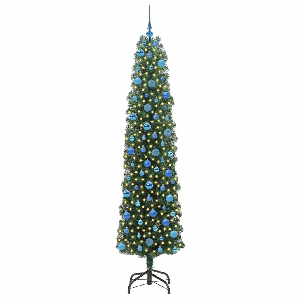 Albero di Natale artificiale con 300 LED Verde 240 cm 3394976