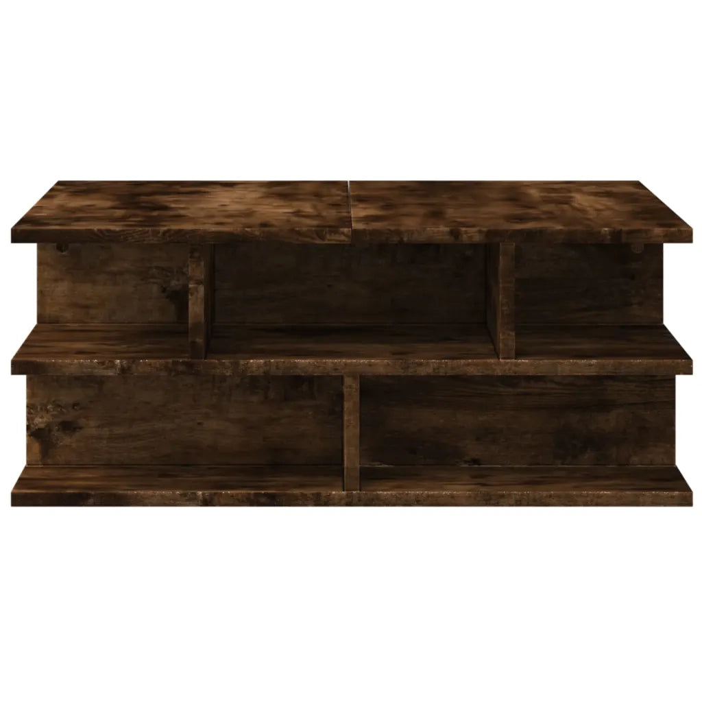 Tavolino da salotto | Tavolino da caff¨¨ | Tavolino da Soggiorno Rovere Fumo 70x70x29 cm Legno Multistrato