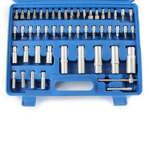 Set di chiavi a bussola 108 pz. Chiavi a cricchetto con attacco 1/2" (12,5mm) e 1/4" (6,3 mm)